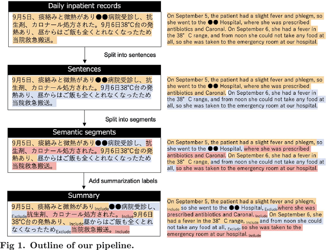 Figure 1 for Exploring Optimal Granularity for Extractive Summarization of Unstructured Health Records: Analysis of the Largest Multi-Institutional Archive of Health Records in Japan