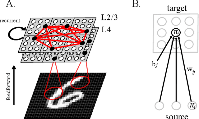 Figure 1 for Brain-like combination of feedforward and recurrent network components achieves prototype extraction and robust pattern recognition