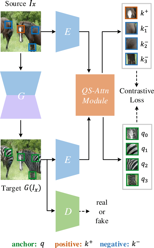 Figure 1 for QS-Attn: Query-Selected Attention for Contrastive Learning in I2I Translation