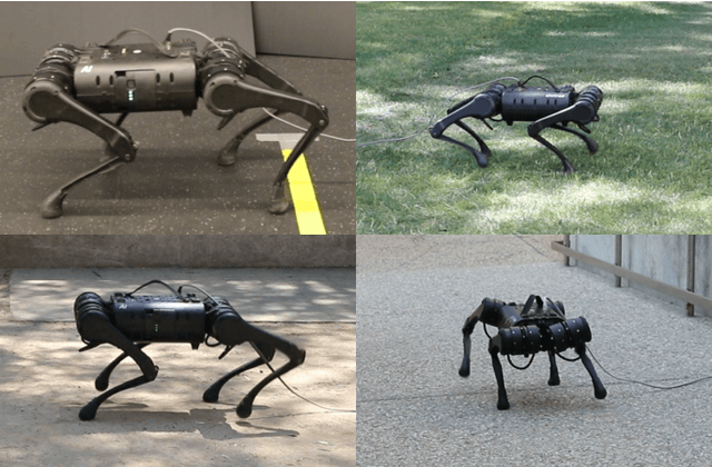 Figure 1 for Test and Evaluation of Quadrupedal Walking Gaits through Sim2Real Gap Quantification