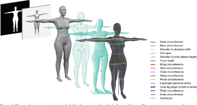 Figure 1 for Automatic Estimation of Anthropometric Human Body Measurements