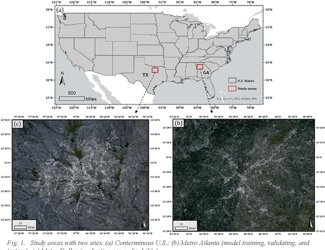 Figure 1 for Sensing population distribution from satellite imagery via deep learning: model selection, neighboring effect, and systematic biases