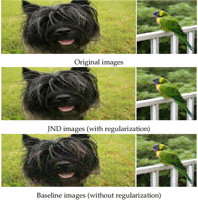Figure 4 for Just Noticeable Difference for Machine Perception and Generation of Regularized Adversarial Images with Minimal Perturbation