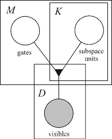 Figure 1 for Subspace Restricted Boltzmann Machine