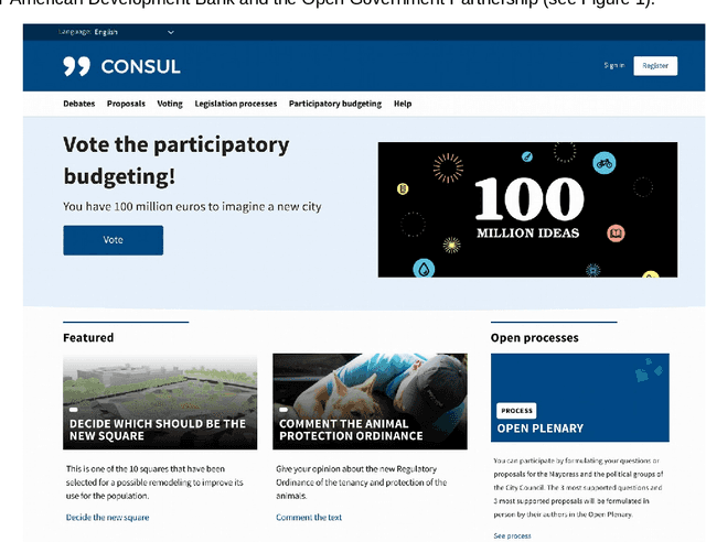 Figure 1 for Citizen Participation and Machine Learning for a Better Democracy