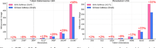 Figure 1 for SimA: Simple Softmax-free Attention for Vision Transformers