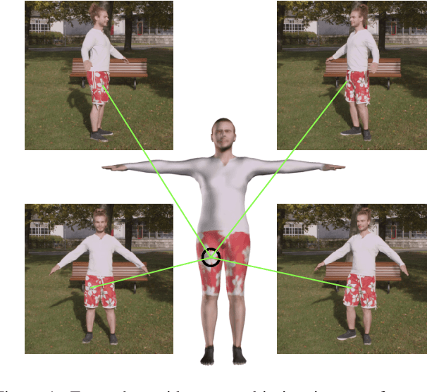 Figure 1 for TexturePose: Supervising Human Mesh Estimation with Texture Consistency