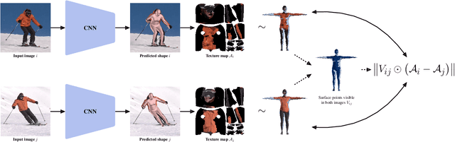 Figure 3 for TexturePose: Supervising Human Mesh Estimation with Texture Consistency