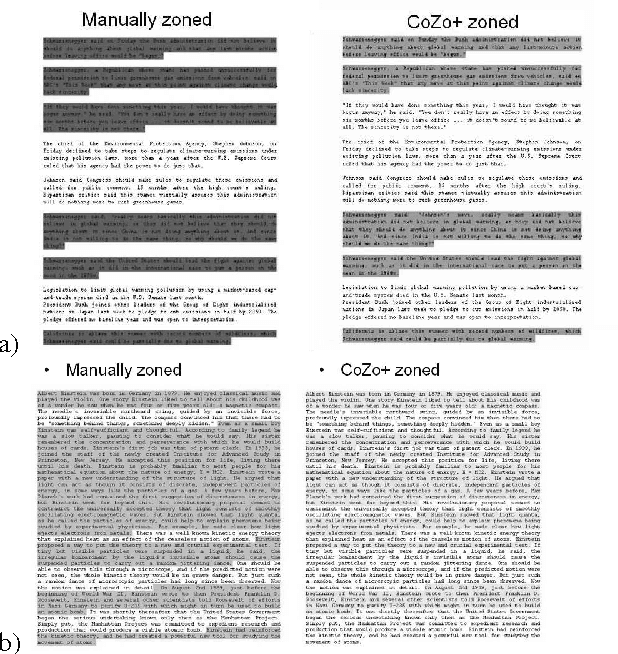 Figure 3 for CoZo+ - A Content Zoning Engine for textual documents