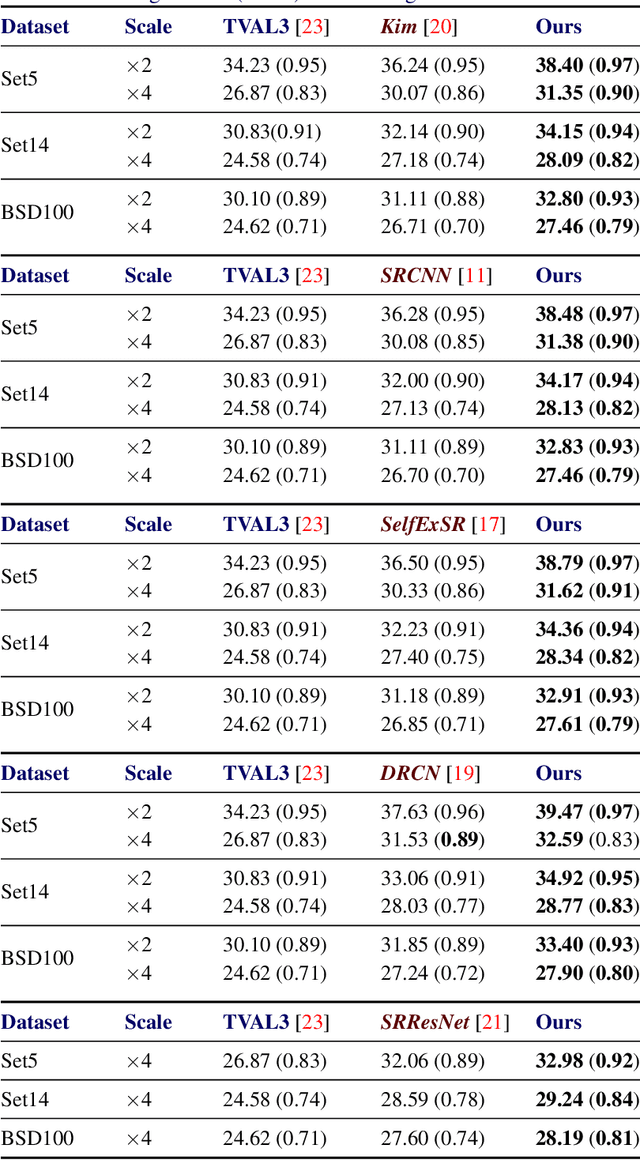 Figure 2 for Single Image Super-Resolution via CNN Architectures and TV-TV Minimization