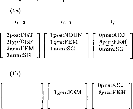 Figure 2 for Probabilistic Tagging with Feature Structures