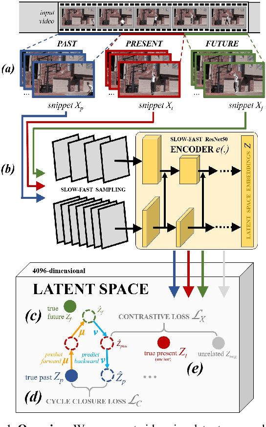Figure 1 for Back to the Future: Cycle Encoding Prediction for Self-supervised Contrastive Video Representation Learning