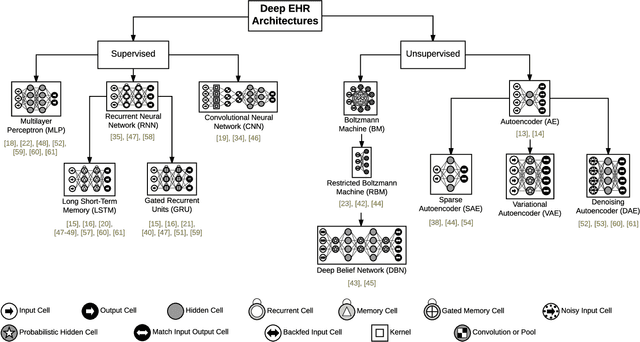 Figure 4 for Deep EHR: A Survey of Recent Advances in Deep Learning Techniques for Electronic Health Record Analysis