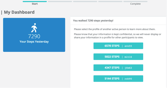Figure 1 for Personalization Paradox in Behavior Change Apps: Lessons from a Social Comparison-Based Personalized App for Physical Activity
