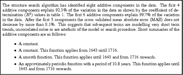 Figure 3 for Automatic Construction and Natural-Language Description of Nonparametric Regression Models
