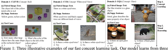 Figure 1 for FALCON: Fast Visual Concept Learning by Integrating Images, Linguistic descriptions, and Conceptual Relations