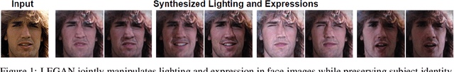 Figure 1 for LEGAN: Disentangled Manipulation of Directional Lighting and Facial Expressions by Leveraging Human Perceptual Judgements