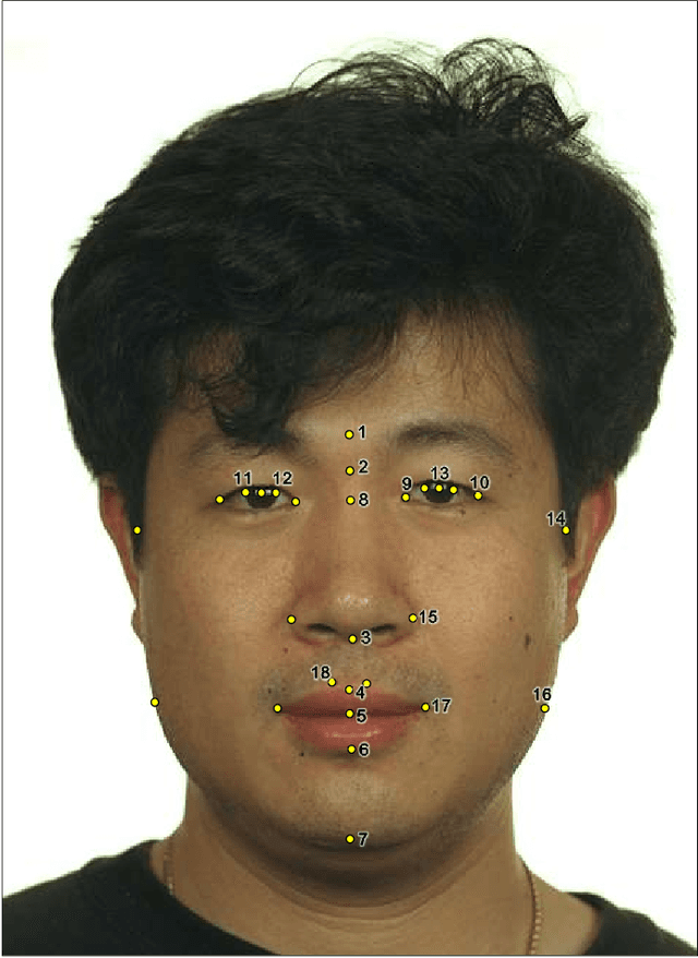 Figure 1 for Estimating sex and age for forensic applications using machine learning based on facial measurements from frontal cephalometric landmarks