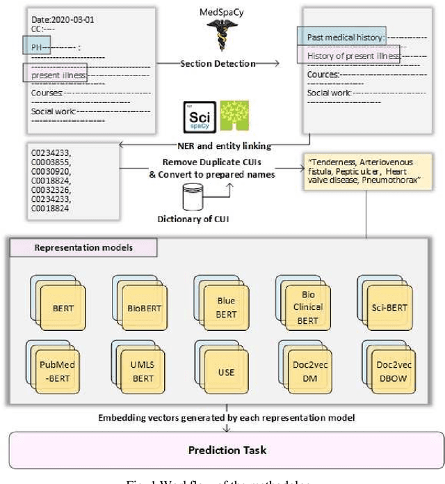 Figure 1 for Assessing mortality prediction through different representation models based on concepts extracted from clinical notes