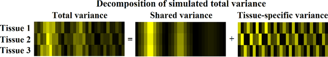 Figure 1 for Sparse multi-view matrix factorisation: a multivariate approach to multiple tissue comparisons