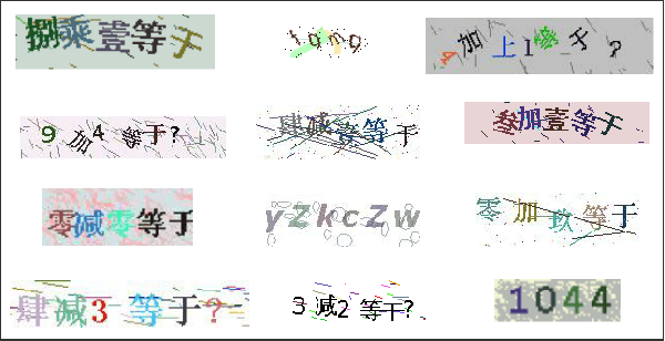 Figure 1 for An optimized system to solve text-based CAPTCHA
