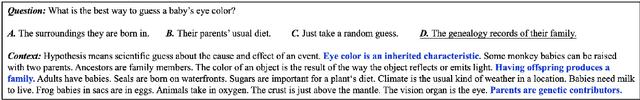 Figure 1 for Context Modeling with Evidence Filter for Multiple Choice Question Answering