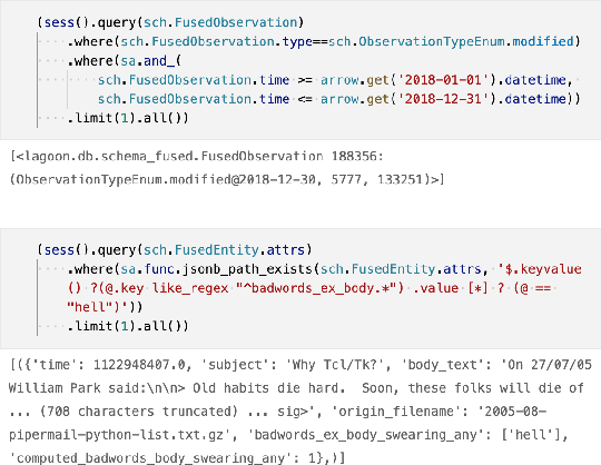 Figure 3 for LAGOON: An Analysis Tool for Open Source Communities