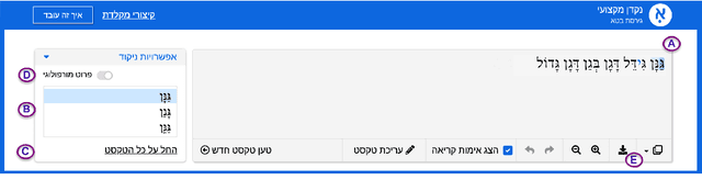 Figure 1 for Nakdan: Professional Hebrew Diacritizer