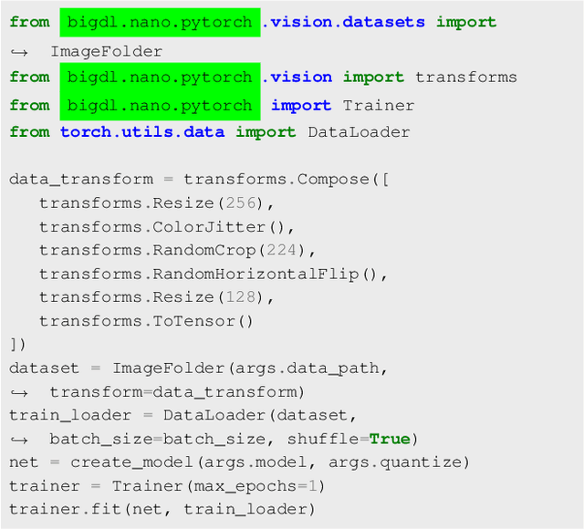 Figure 2 for BigDL 2.0: Seamless Scaling of AI Pipelines from Laptops to Distributed Cluster