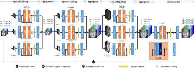 Figure 1 for Spectral Splitting and Aggregation Network for Hyperspectral Face Super-Resolution