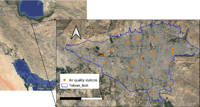 Figure 1 for A machine learning-based framework for high resolution mapping of PM2.5 in Tehran, Iran, using MAIAC AOD data