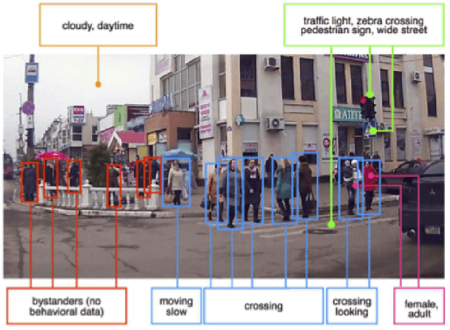 Figure 2 for Action and intention recognition of pedestrians in urban traffic