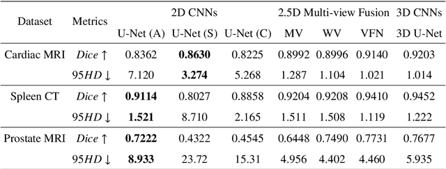 Figure 2 for Exploring Efficient Volumetric Medical Image Segmentation Using 2.5D Method: An Empirical Study