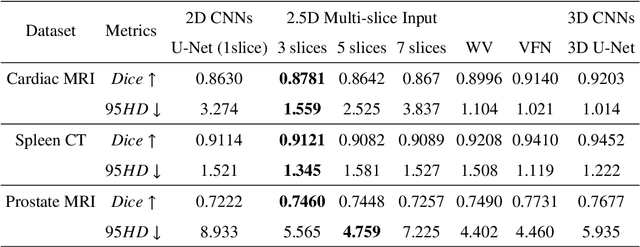 Figure 4 for Exploring Efficient Volumetric Medical Image Segmentation Using 2.5D Method: An Empirical Study