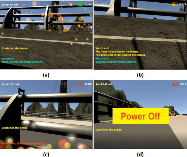 Figure 3 for A Virtual Reality-based Training and Assessment System for Bridge Inspectors with an Assistant Drone