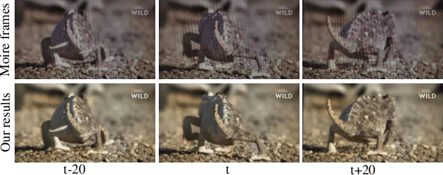 Figure 1 for Video Demoireing with Relation-Based Temporal Consistency