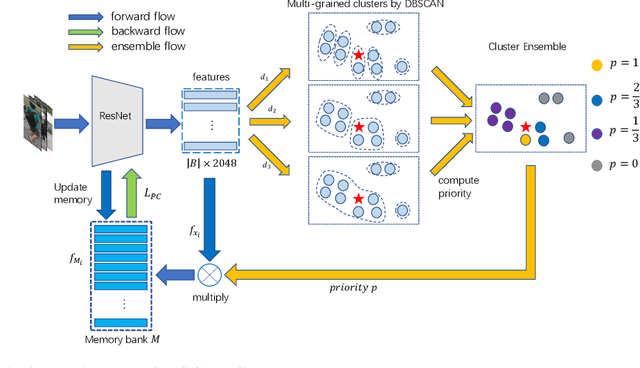Figure 3 for Hybrid Contrastive Learning with Cluster Ensemble for Unsupervised Person Re-identification