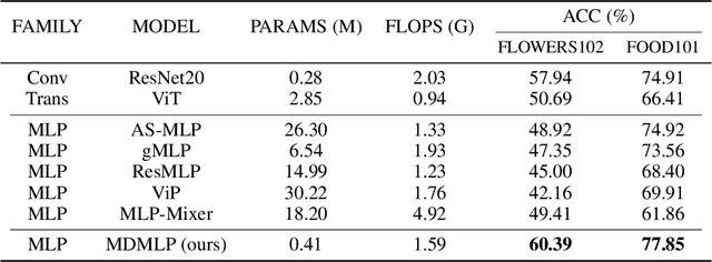 Figure 3 for MDMLP: Image Classification from Scratch on Small Datasets with MLP