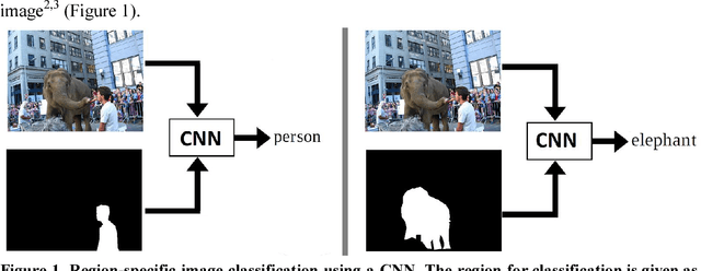 Figure 1 for Classifying a specific image region using convolutional nets with an ROI mask as input