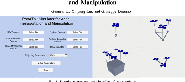 Figure 1 for RotorTM: A Flexible Simulator for Aerial Transportation and Manipulation
