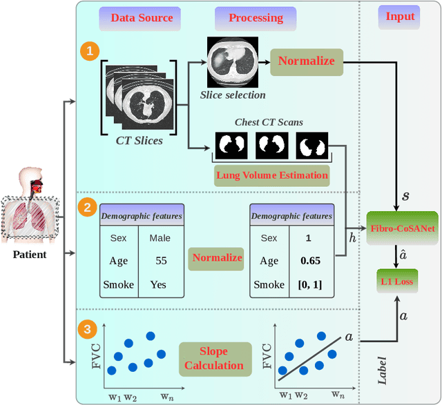 Figure 1 for Fibro-CoSANet: Pulmonary Fibrosis Prognosis Prediction using a Convolutional Self Attention Network