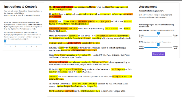 Figure 4 for HighRES: Highlight-based Reference-less Evaluation of Summarization