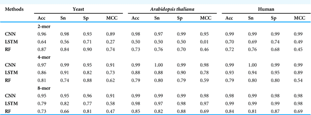 Figure 3 for Comparison of machine learning and deep learning techniques in promoter prediction across diverse species