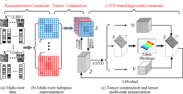 Figure 1 for On Unifying Multi-View Self-Representations for Clustering by Tensor Multi-Rank Minimization