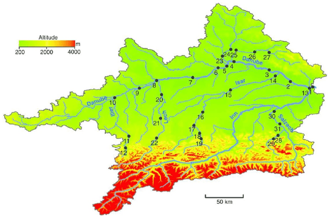 Figure 1 for Causal Discovery of a River Network from its Extremes