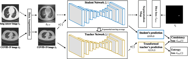 Figure 3 for A Teacher-Student Framework with Fourier Augmentation for COVID-19 Infection Segmentation in CT Images