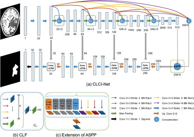 Figure 1 for CLCI-Net: Cross-Level fusion and Context Inference Networks for Lesion Segmentation of Chronic Stroke