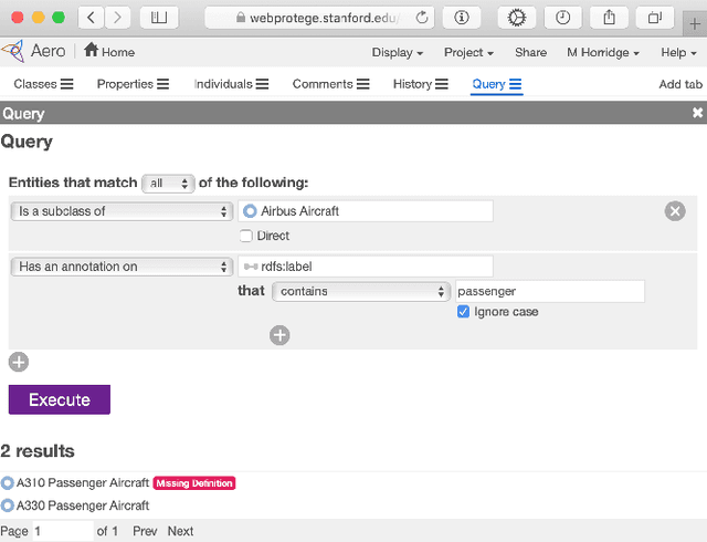 Figure 4 for WebProtégé: A Cloud-Based Ontology Editor