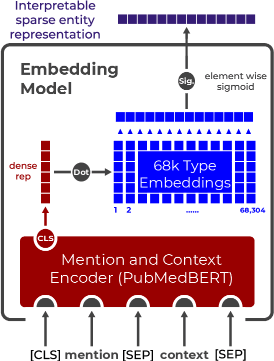 Figure 1 for Biomedical Interpretable Entity Representations