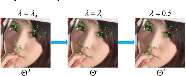 Figure 3 for Learning deep representation from coarse to fine for face alignment